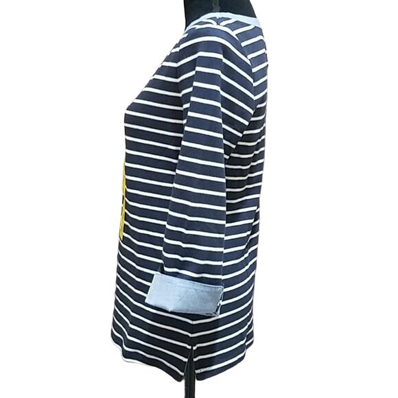 Nautica Small Striped Cotton TunicTop blue and white - Picture 2 of 4